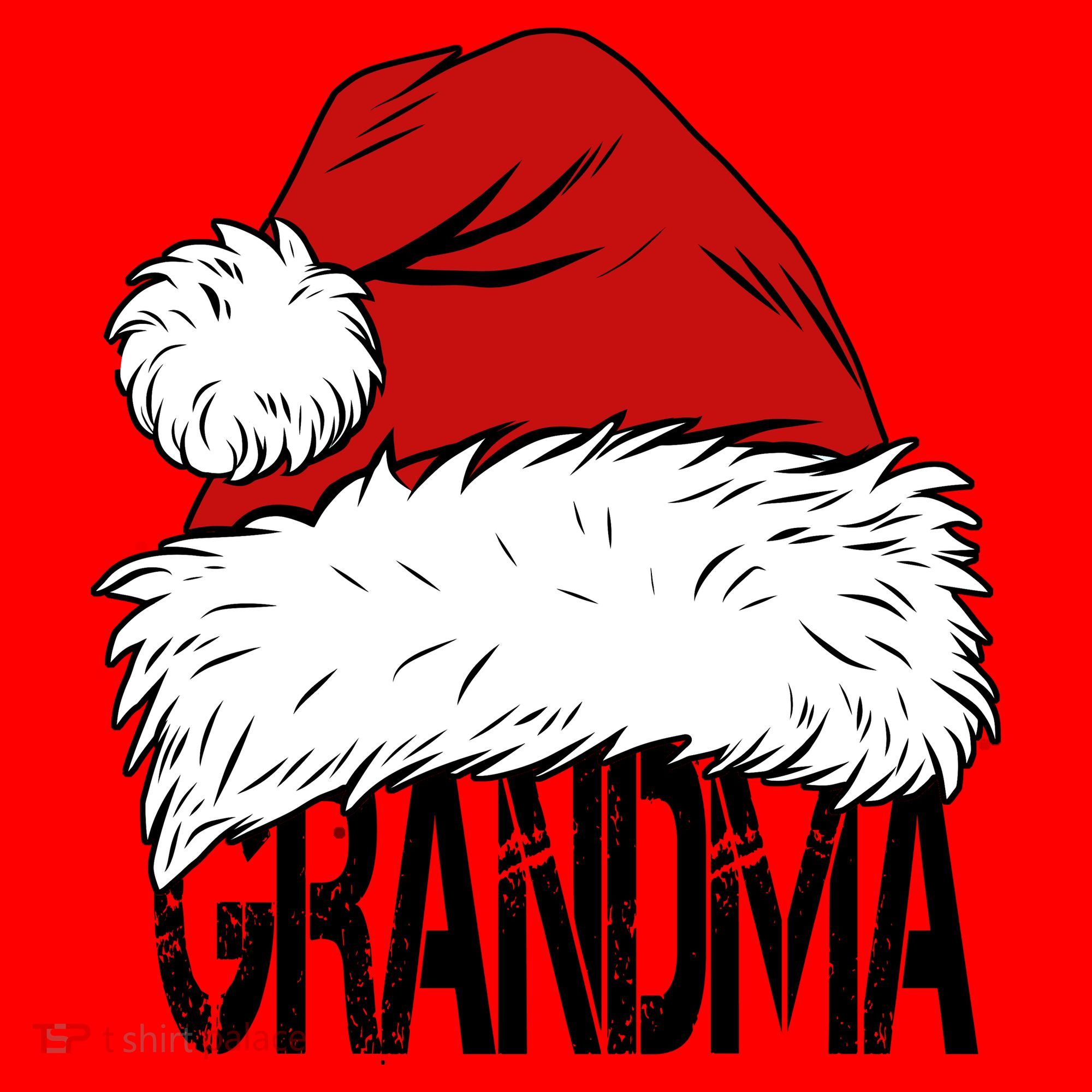 Christmas Santa Hat Grandma Santa Hat
