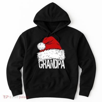 Christmas Santa Hat Grandpa Hoodie