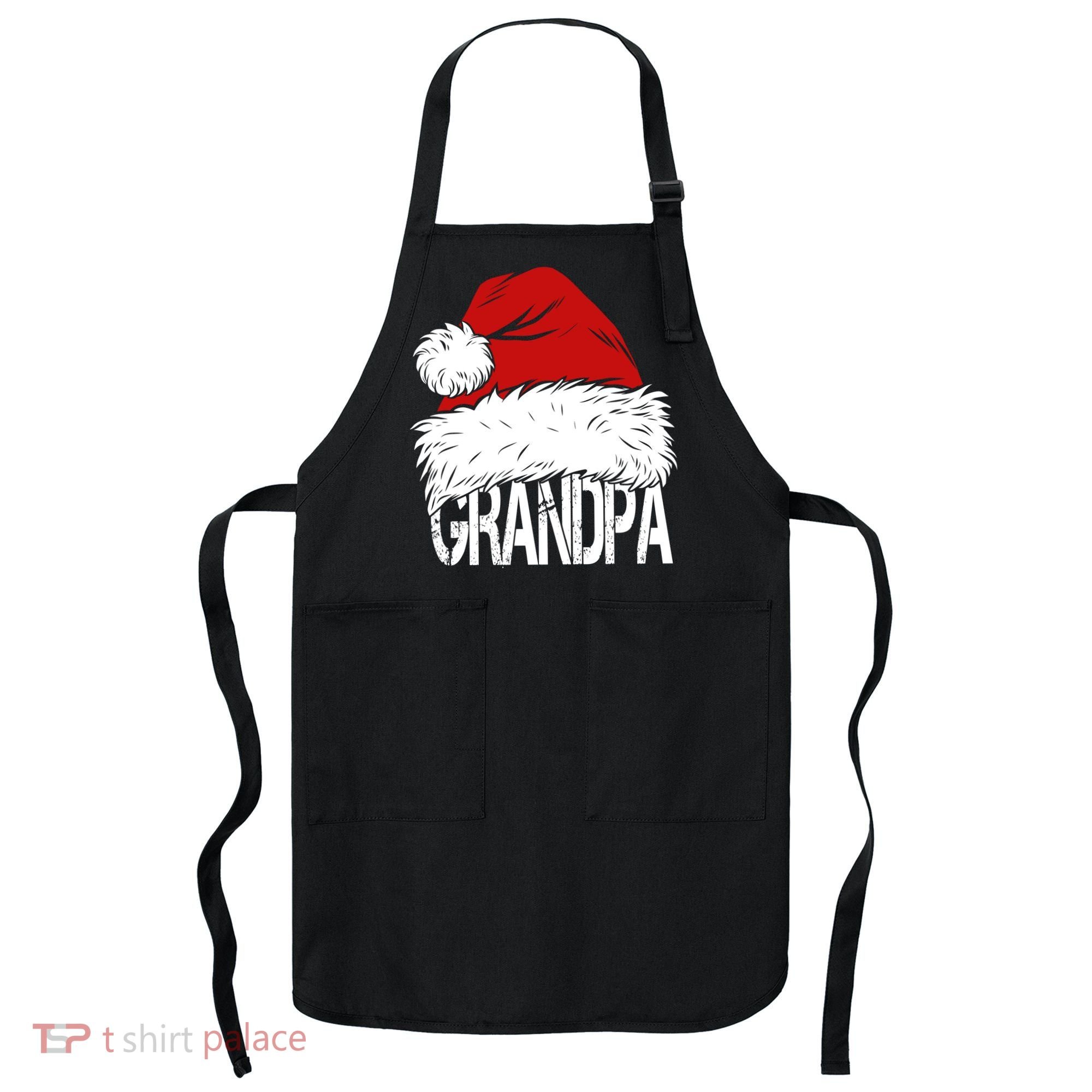 Christmas Santa Hat Grandpa Apron