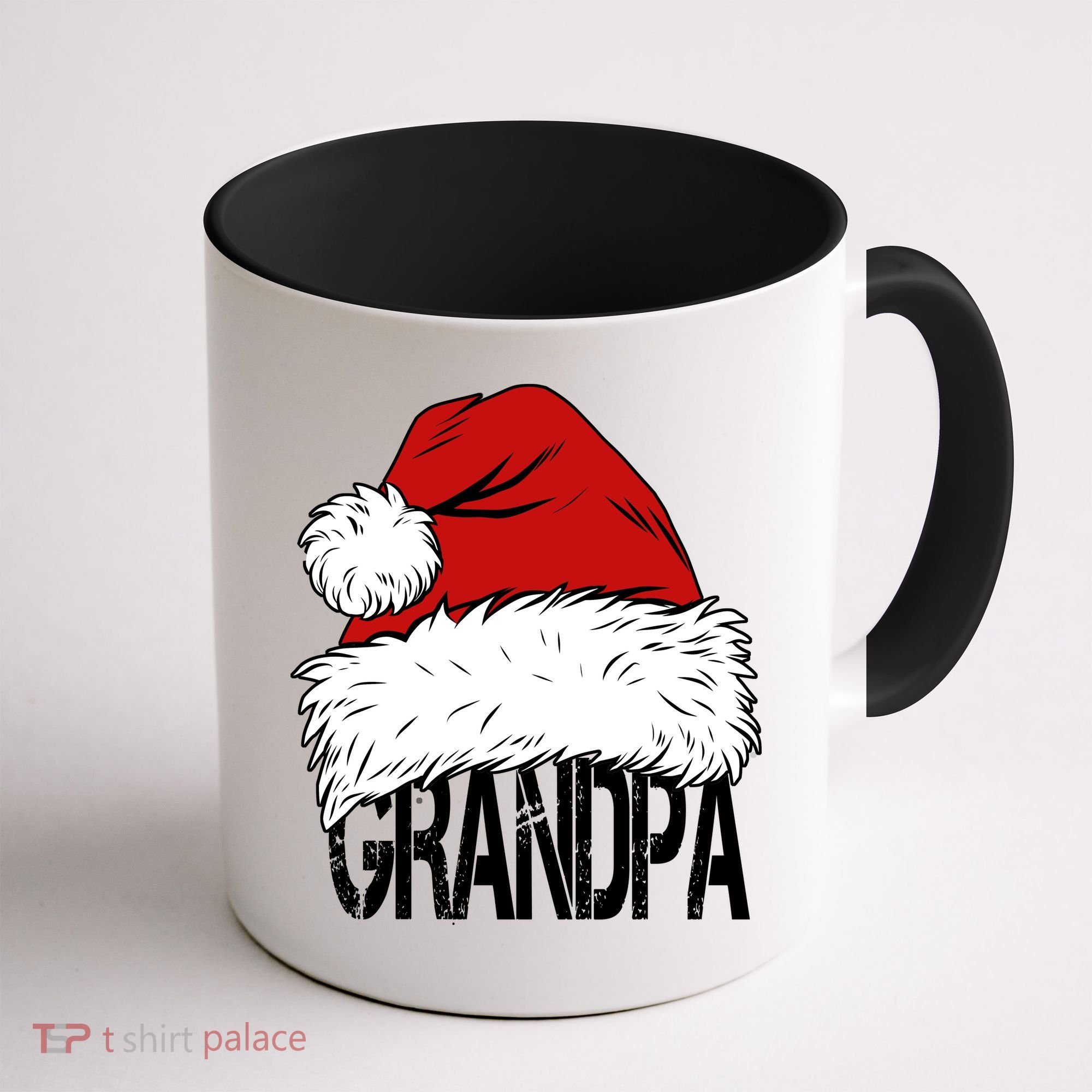 Christmas Santa Hat Grandpa Coffee Mug