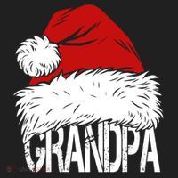 Christmas Santa Hat Grandpa Beanie thumb 2