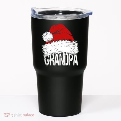 Christmas Santa Hat Grandpa Tumbler