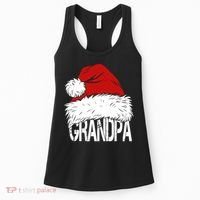 Christmas Santa Hat Grandpa Women's Tank Top thumb 0