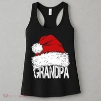 Christmas Santa Hat Grandpa Women's Tank Top thumb 3