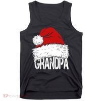 Christmas Santa Hat Grandpa Tank Top thumb 0
