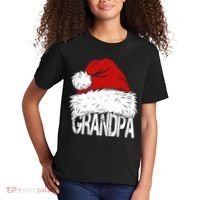 Christmas Santa Hat Grandpa Kids T-Shirt thumb 2