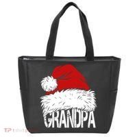 Christmas Santa Hat Grandpa Tote Bag thumb 0