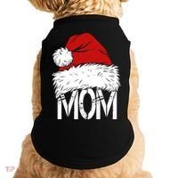 Christmas Santa Hat Mom Doggie Tank thumb 0