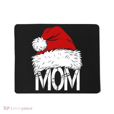 Christmas Santa Hat Mom Mousepad