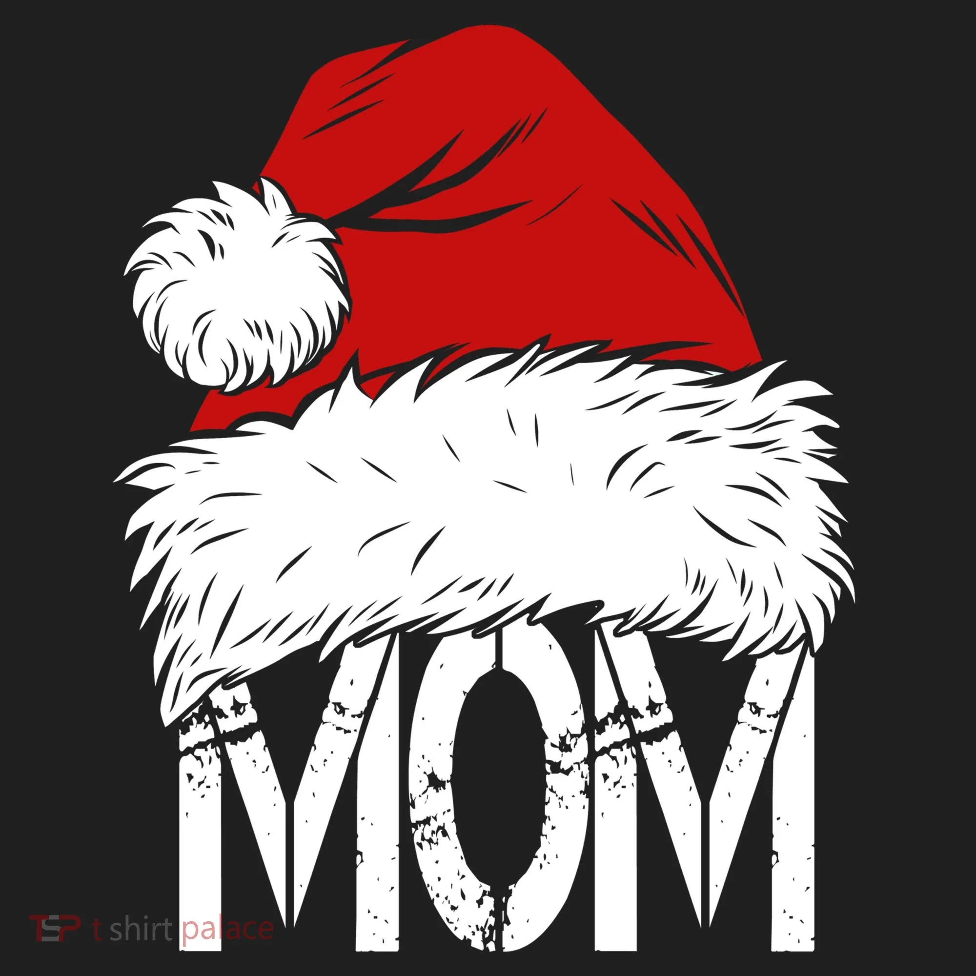 Christmas Santa Hat Mom Hat