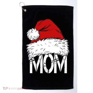 Christmas Santa Hat Mom Golf Towel