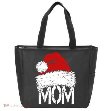 Christmas Santa Hat Mom Tote Bag