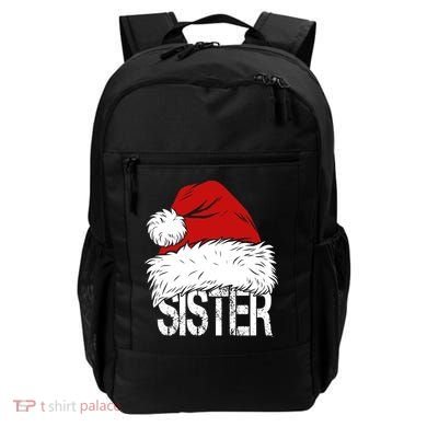 Christmas Santa Hat Sister Backpack