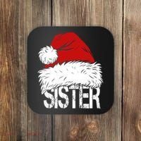 Christmas Santa Hat Sister Coaster thumb 0