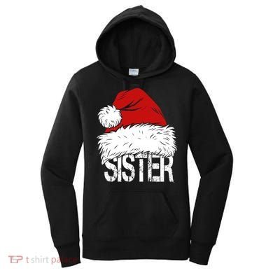 Christmas Santa Hat Sister Women's Hoodie