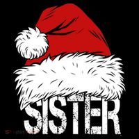Christmas Santa Hat Sister Toddler T-Shirt thumb 4