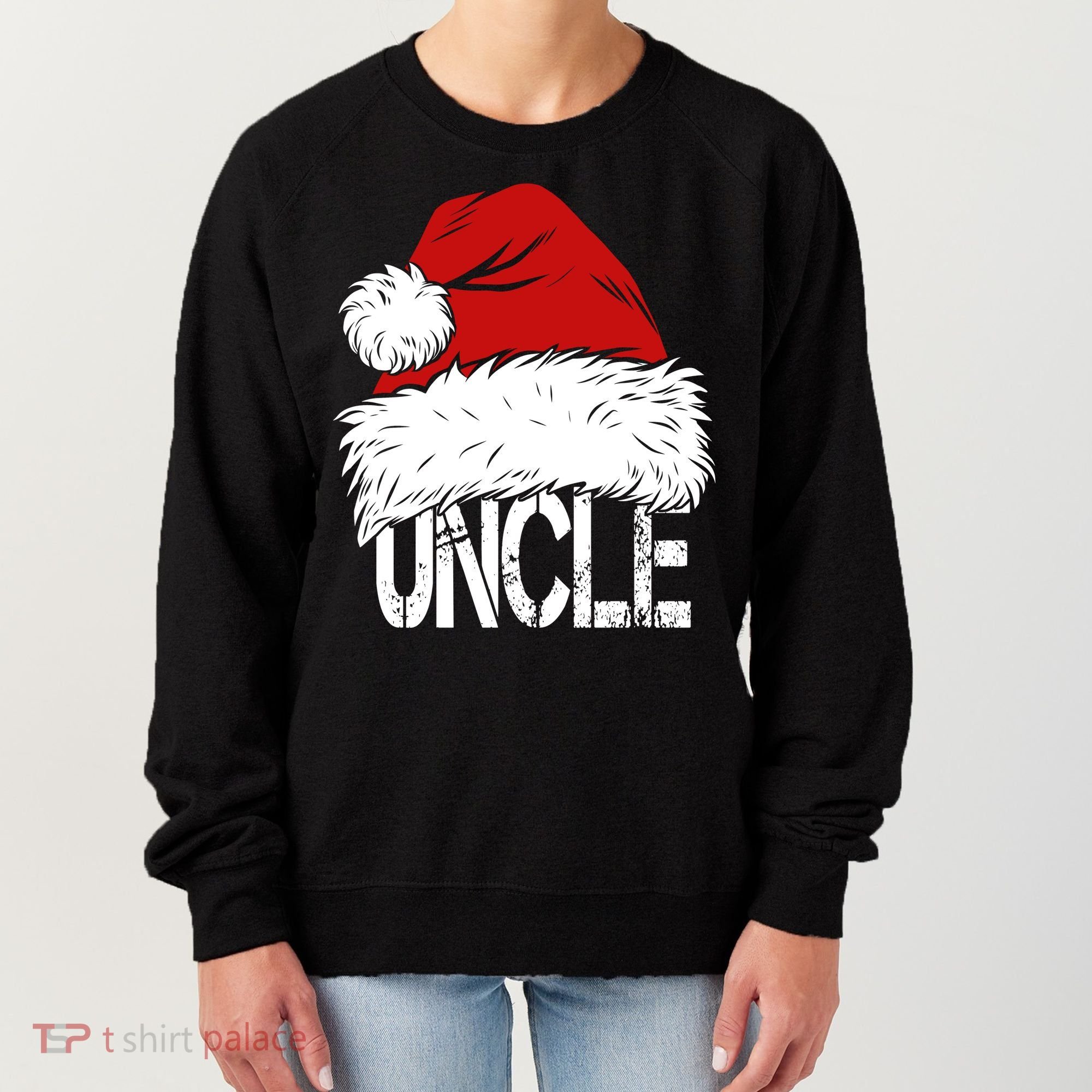 Christmas Santa Hat Uncle Women's Sweatshirt