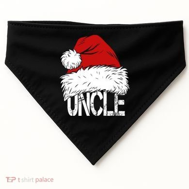 Christmas Santa Hat Uncle USA-Made Doggie Bandana