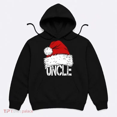 Christmas Santa Hat Uncle Hoodie