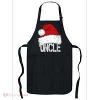 Christmas Santa Hat Uncle Apron thumb 0