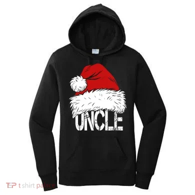 Christmas Santa Hat Uncle Women's Hoodie