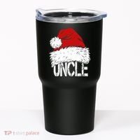 Christmas Santa Hat Uncle Tumbler thumb 0