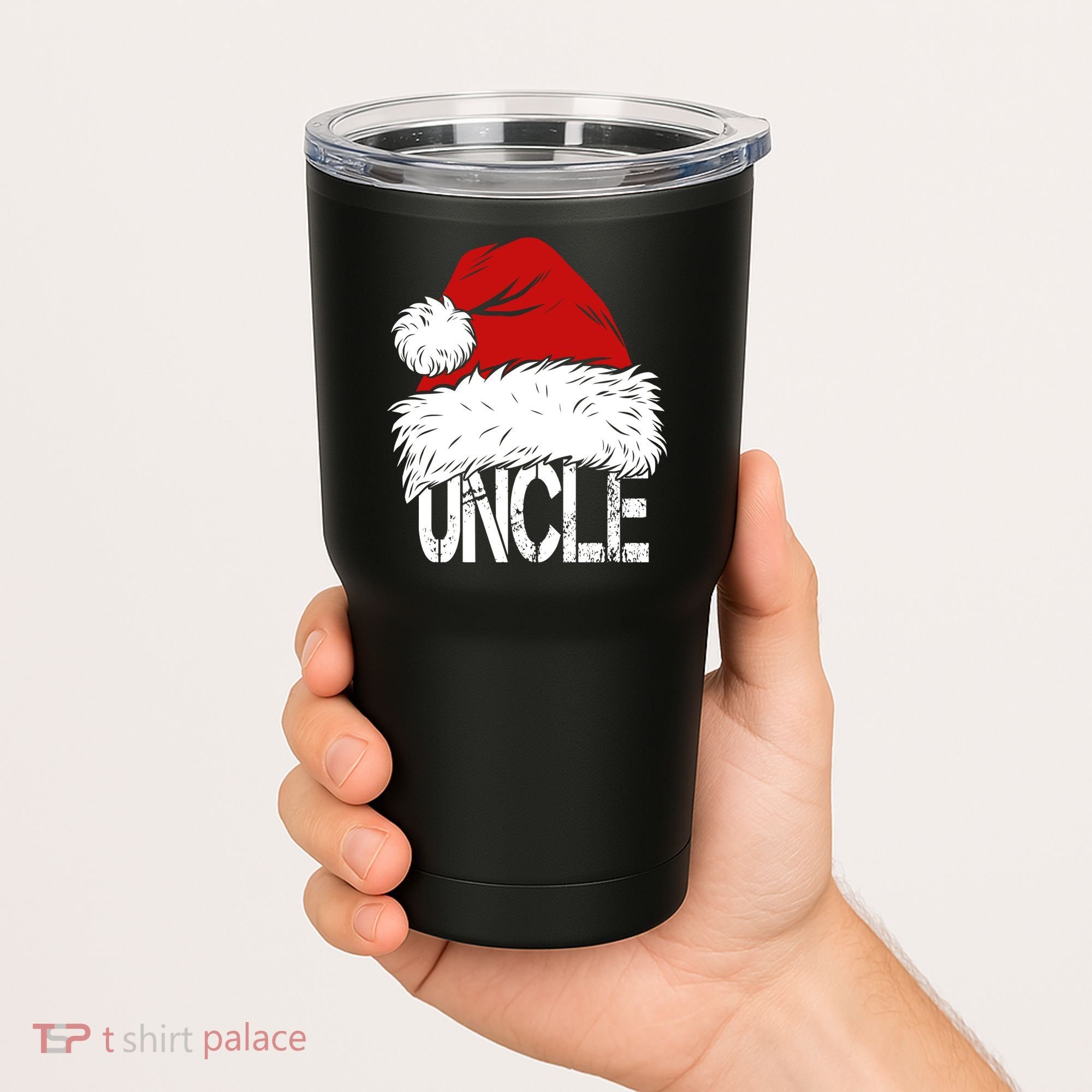 Christmas Santa Hat Uncle Tumbler