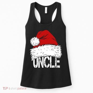Christmas Santa Hat Uncle Women's Tank Top