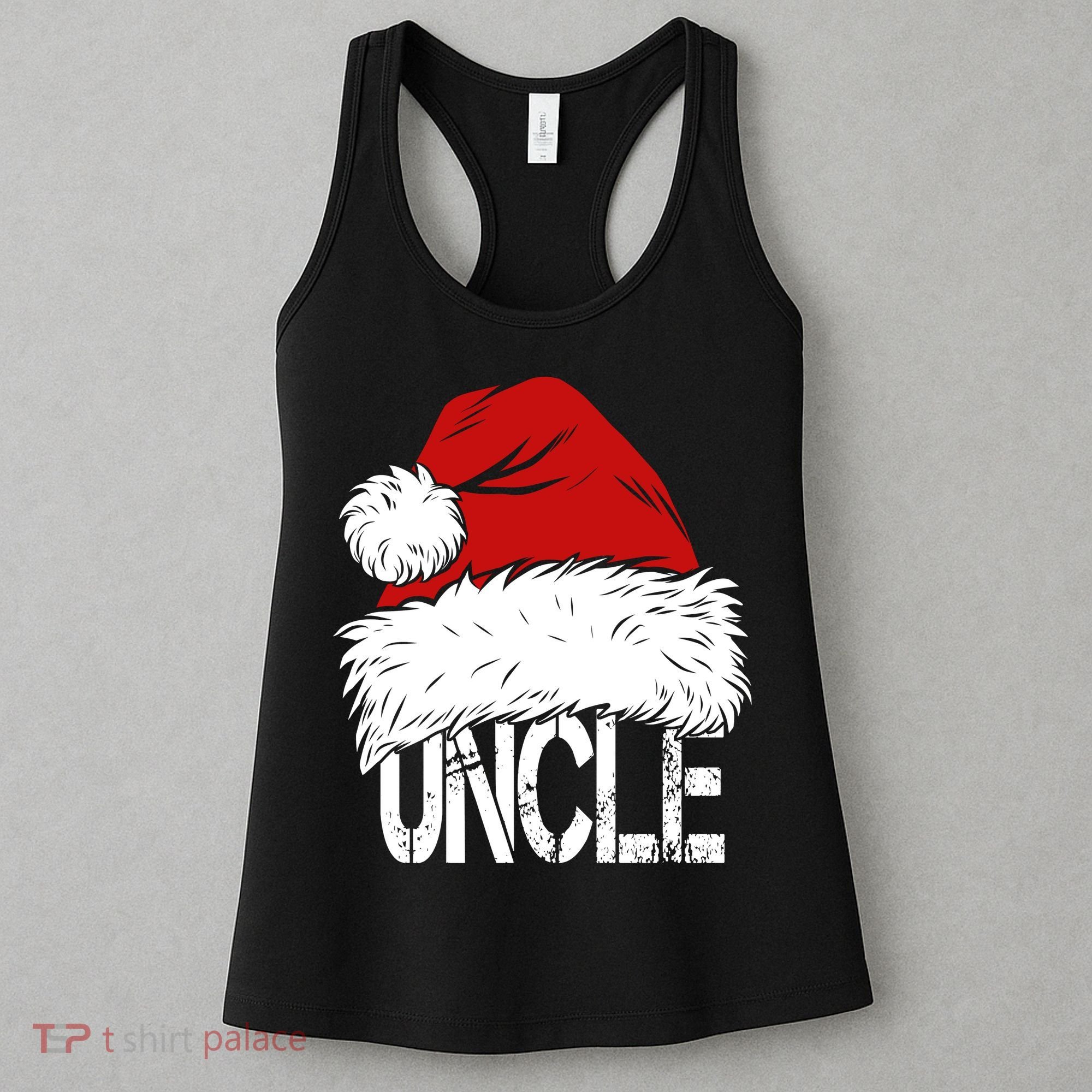 Christmas Santa Hat Uncle Women's Tank Top