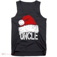 Christmas Santa Hat Uncle Tank Top thumb 0