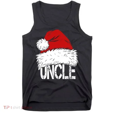 Christmas Santa Hat Uncle Tank Top