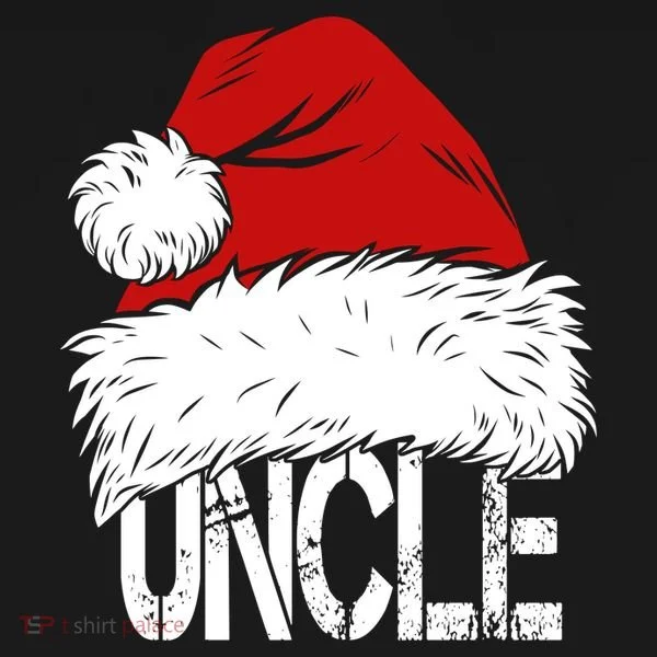 Christmas Santa Hat Uncle Toddler T-Shirt