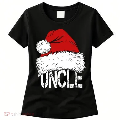 Christmas Santa Hat Uncle Women's T-Shirt