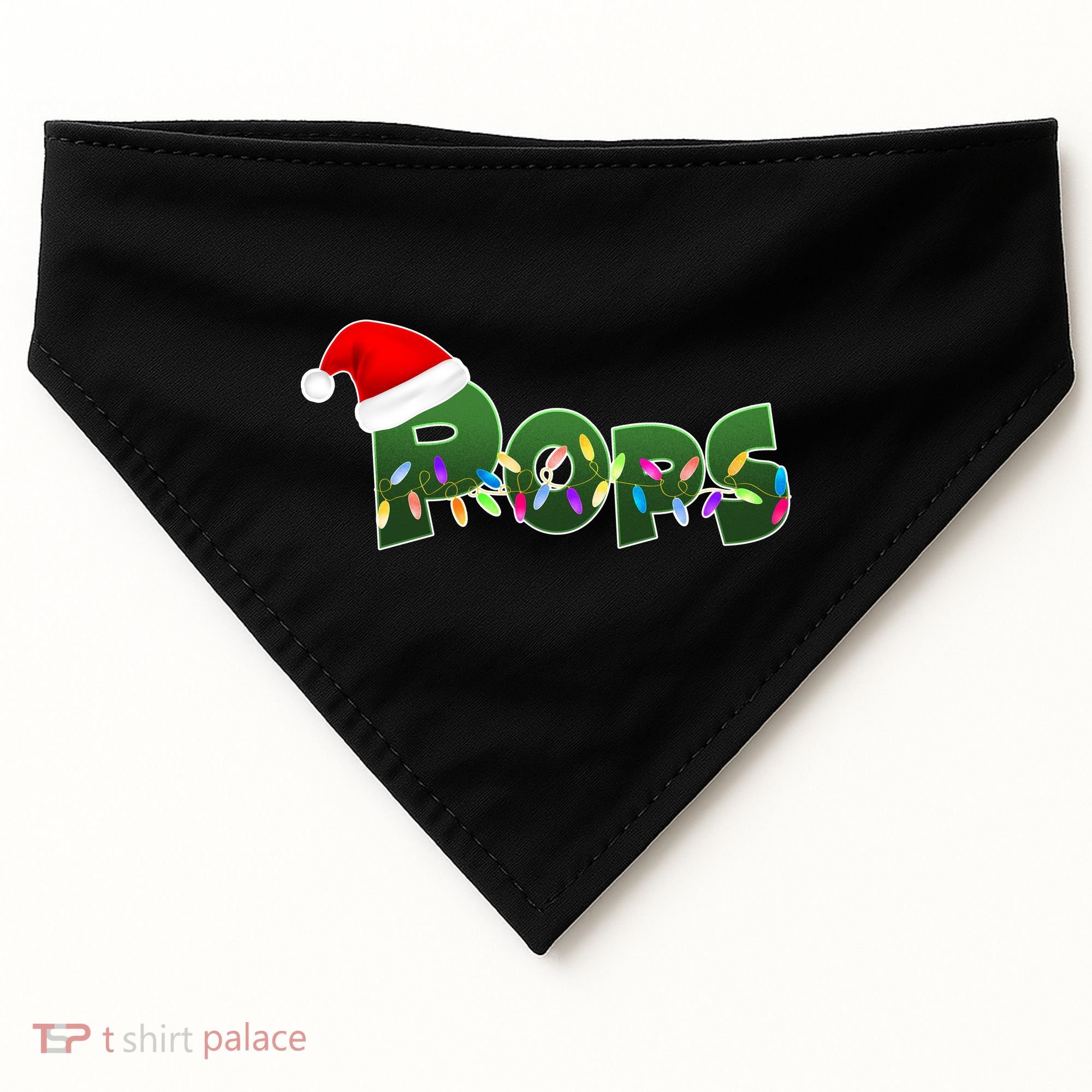 Christmas Santa Pops  USA-Made Doggie Bandana