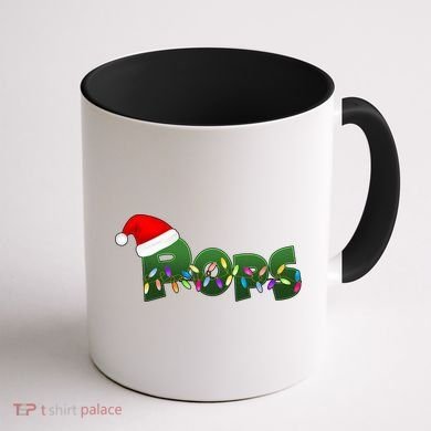 Christmas Santa Pops  Coffee Mug back