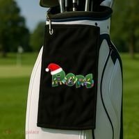 Christmas Santa Pops  Golf Towel thumb 2