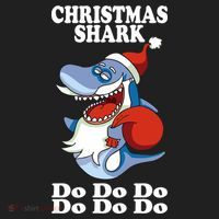 Christmas Santa Shark Do Do Do Women's Sweatshirt thumb 2