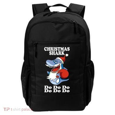 Christmas Santa Shark Do Do Do Backpack