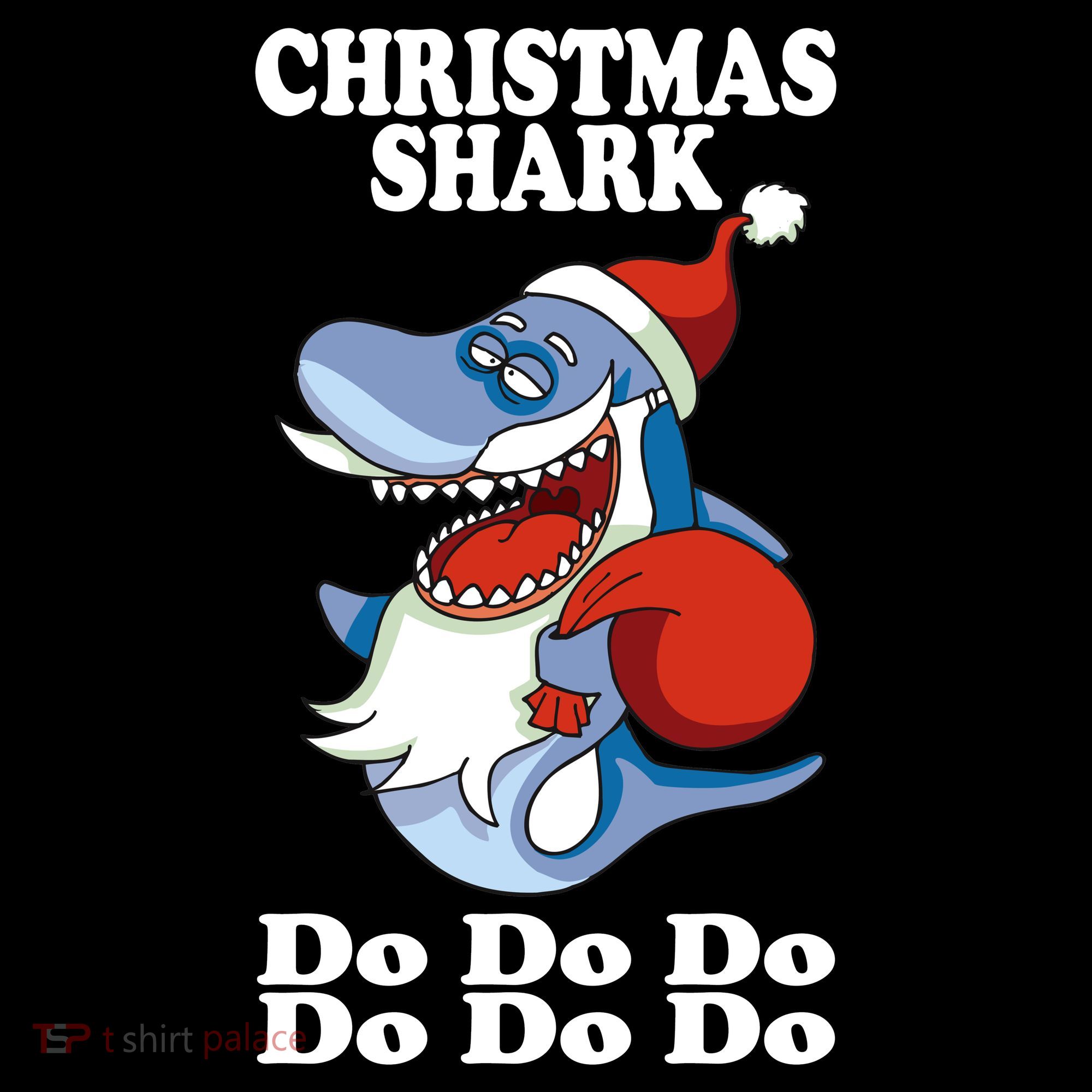 Christmas Santa Shark Do Do Do Backpack