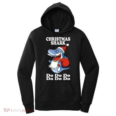 Christmas Santa Shark Do Do Do Women's Hoodie