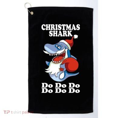 Christmas Santa Shark Do Do Do Golf Towel