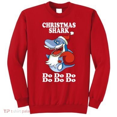 Christmas Santa Shark Do Do Do Sweatshirt
