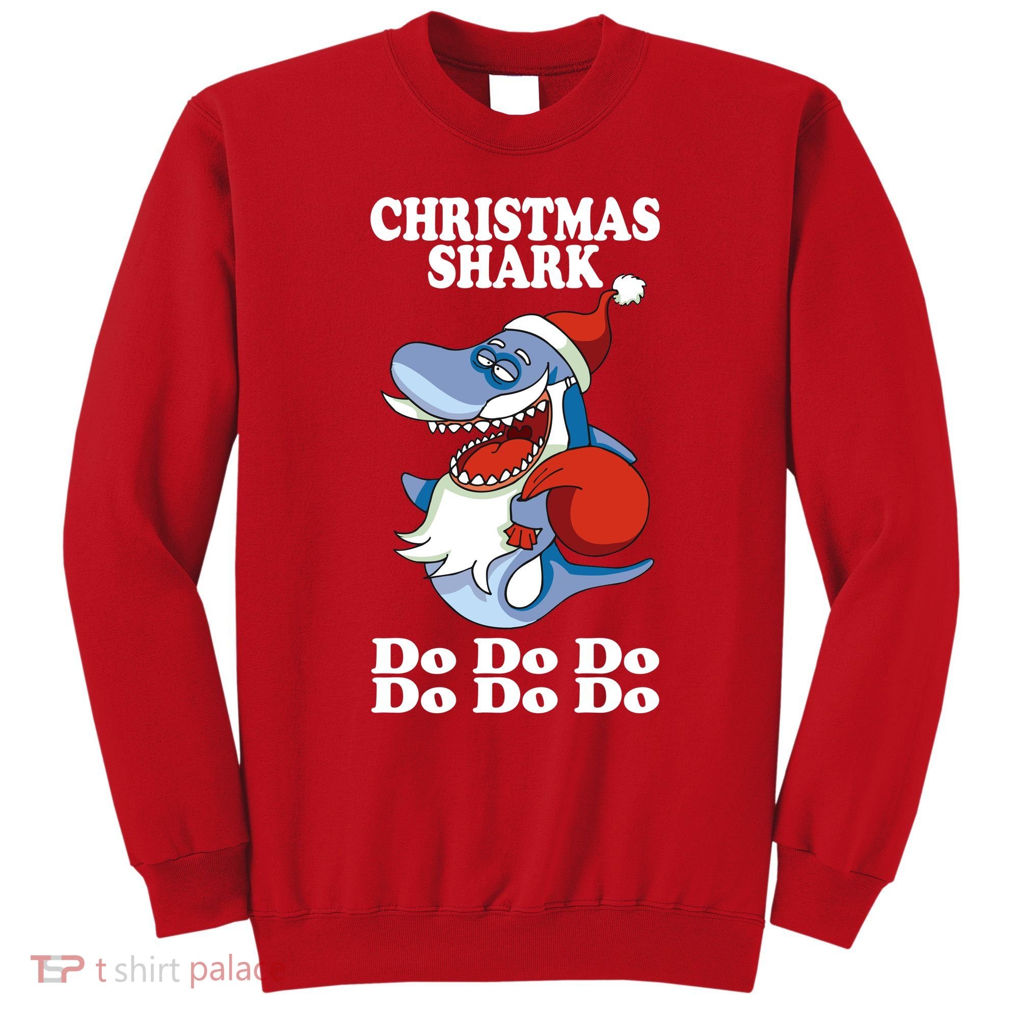 Christmas Santa Shark Do Do Do Sweatshirt