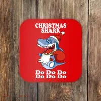 Christmas Santa Shark Do Do Do Coaster thumb 0