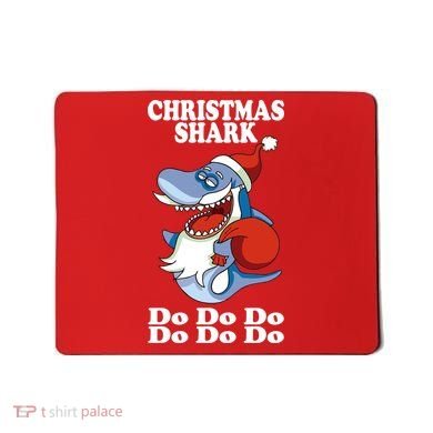 Christmas Santa Shark Do Do Do Mousepad
