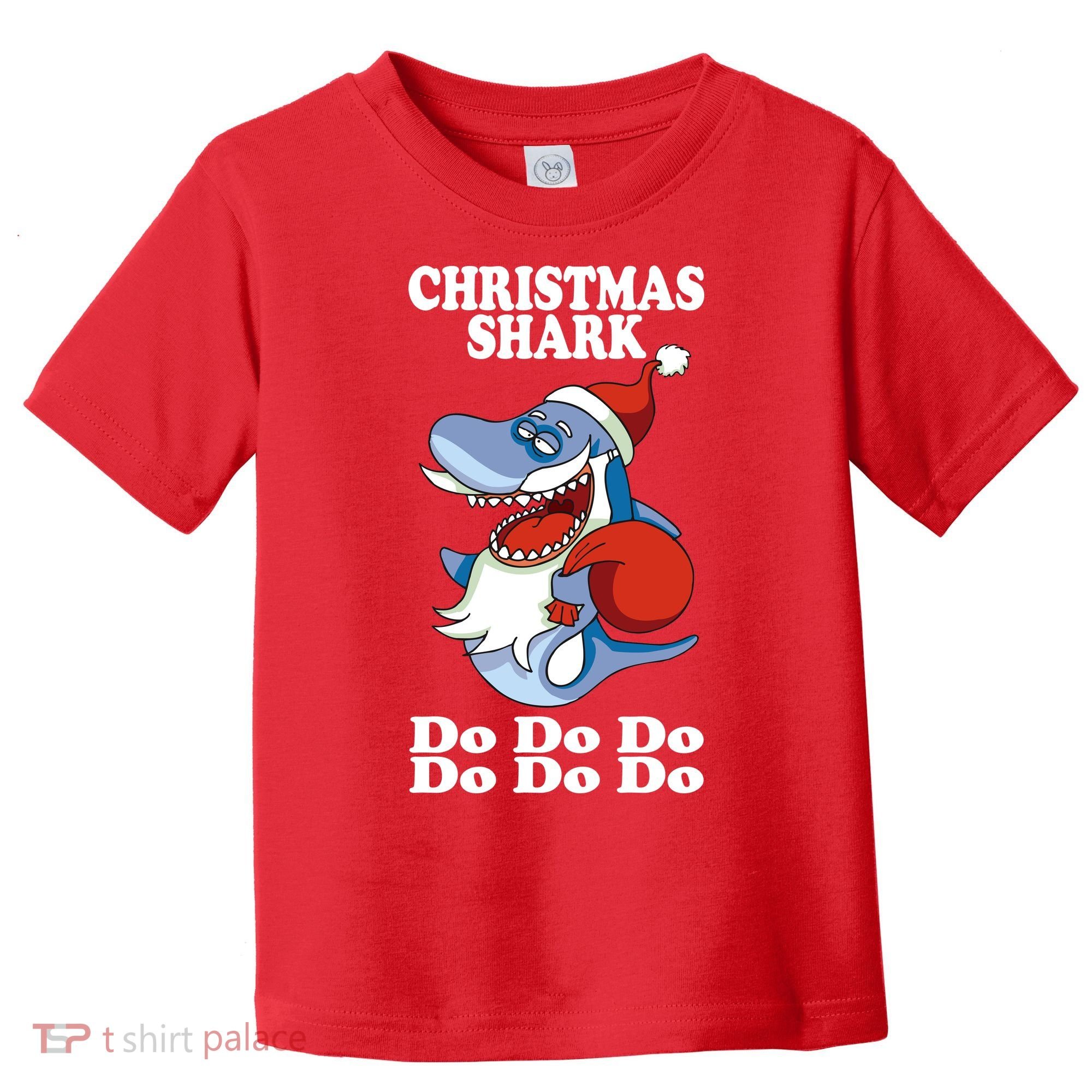 Christmas Santa Shark Do Do Do Toddler T-Shirt