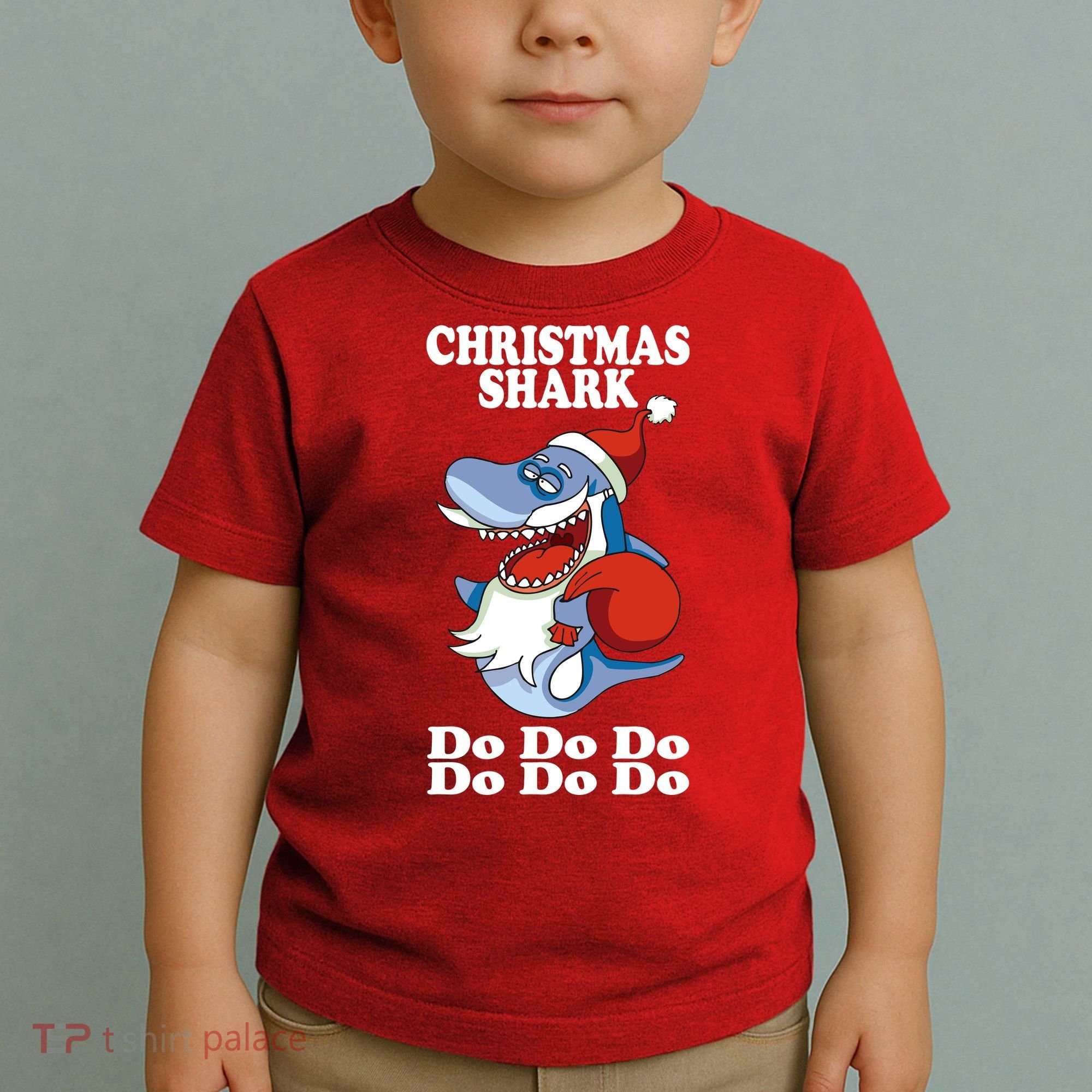 Christmas Santa Shark Do Do Do Toddler T-Shirt