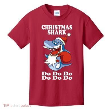 Christmas Santa Shark Do Do Do Kids T-Shirt