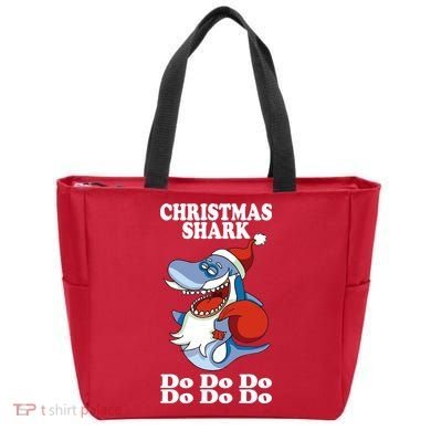 Christmas Santa Shark Do Do Do Tote Bag