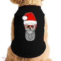 Christmas Santa Skull Doggie Tank thumb 0